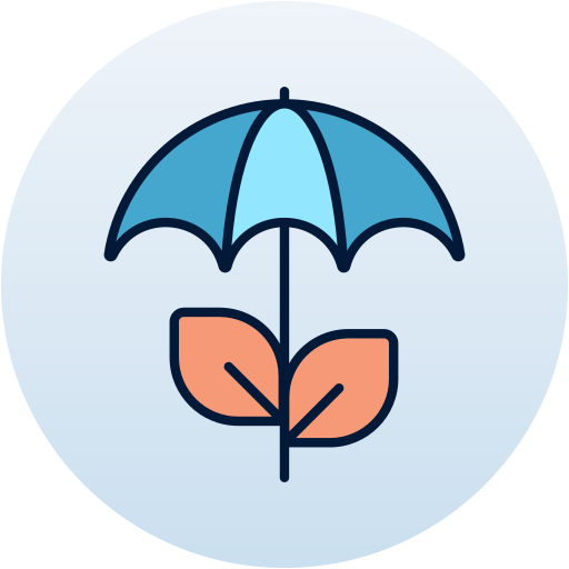 paraplu plant Generic Circular icoon