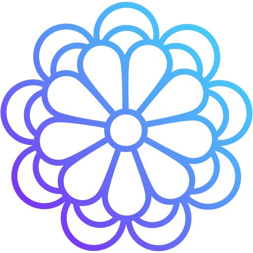 crisantemo Generic Gradient icono