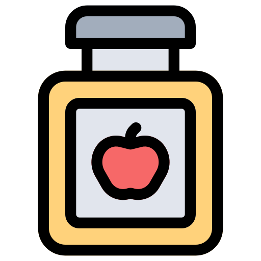 dżem jabłkowy Generic Outline Color ikona