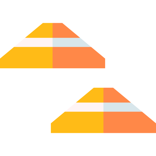 Traffic cone Basic Straight Flat icon