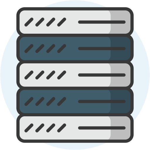 hosting-server Generic Rounded Shapes icon