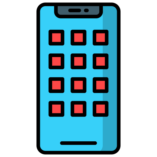mobiele applicatie Generic Outline Color icoon