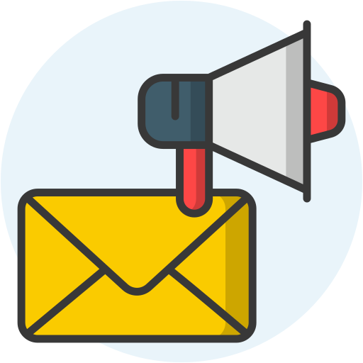 Email marketing Generic Rounded Shapes icon