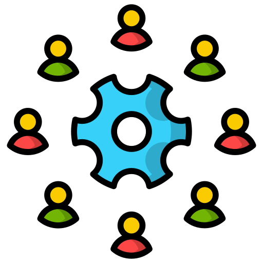 회로망 Generic Outline Color icon