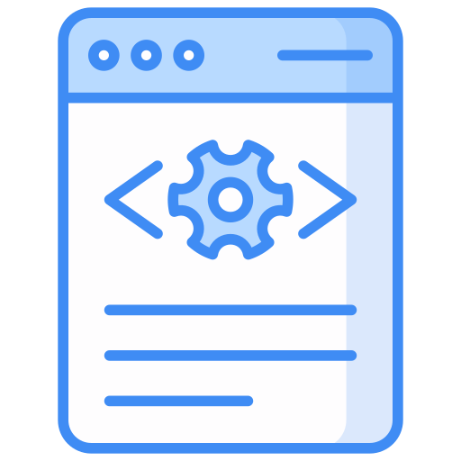 web-codierung Generic Blue icon