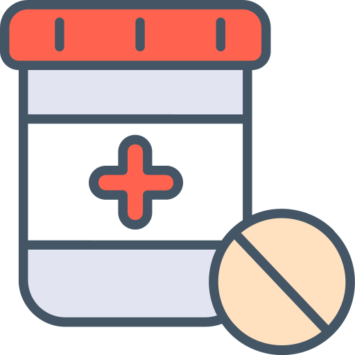 Pills bottle Generic Detailed Outline icon