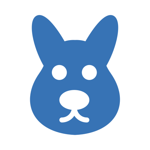 うさぎ Generic Blue icon
