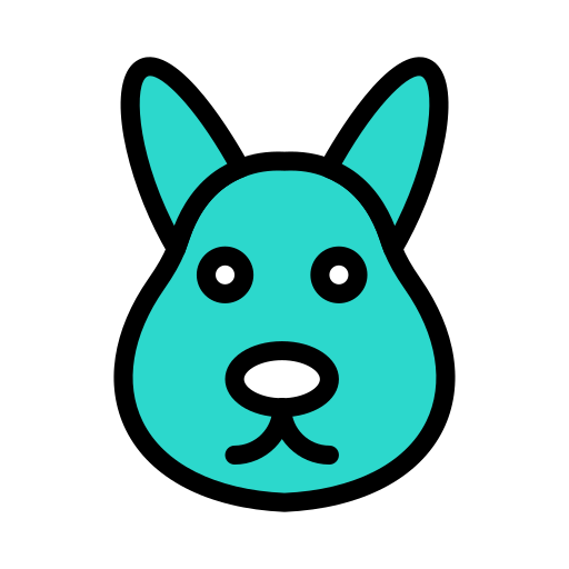 Rabbit Vector Stall Lineal Color icon