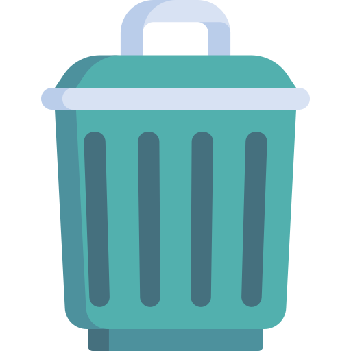 Trash bin Special Flat icon