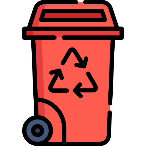 tacho de reciclaje Special Lineal color icono