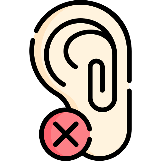 聴覚障がい Special Lineal color icon