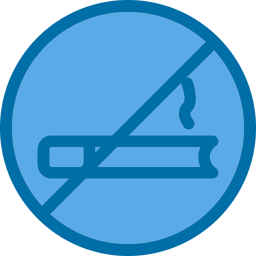 喫煙禁止 Generic Blue icon