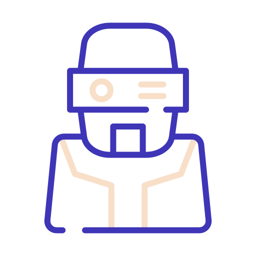 cyborg Generic Outline Color icon