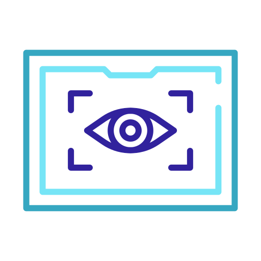 Сканер глаз Generic Outline Color иконка