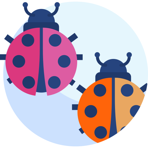 Ladybug Detailed Flat Circular Flat icon