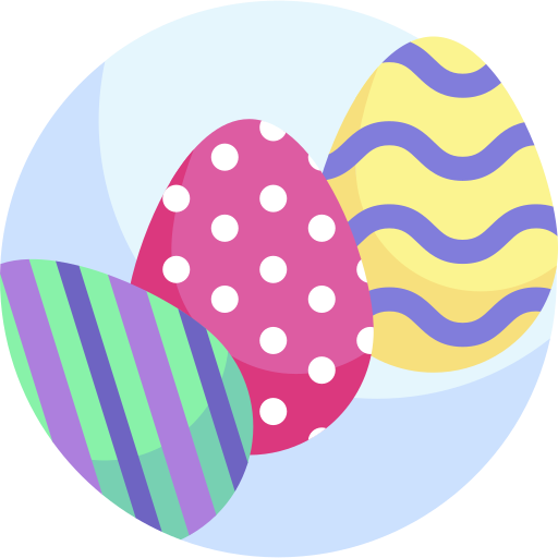 부활절 달걀 Detailed Flat Circular Flat icon