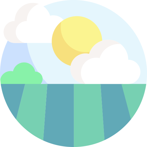campo Detailed Flat Circular Flat icono