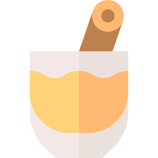Ponche de crema Basic Straight Flat icon