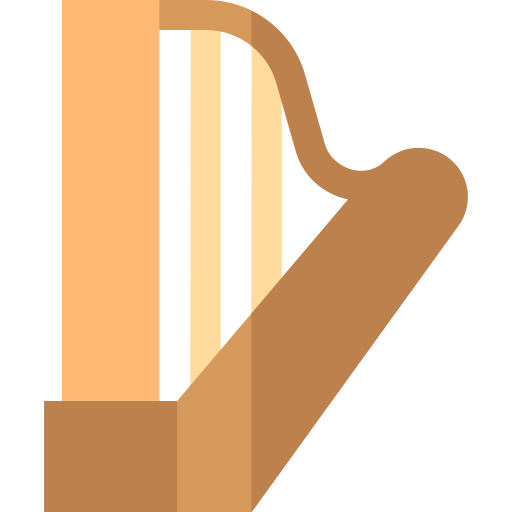 harpe Basic Straight Flat Icône
