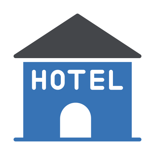 hotel Generic Blue Ícone