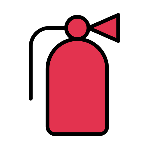 Extinguisher Vector Stall Lineal Color icon