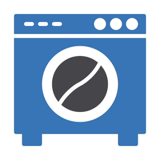 máquina de lavar Generic Blue Ícone