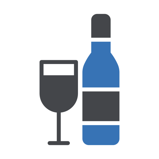 bottiglia di vino Generic Blue icona