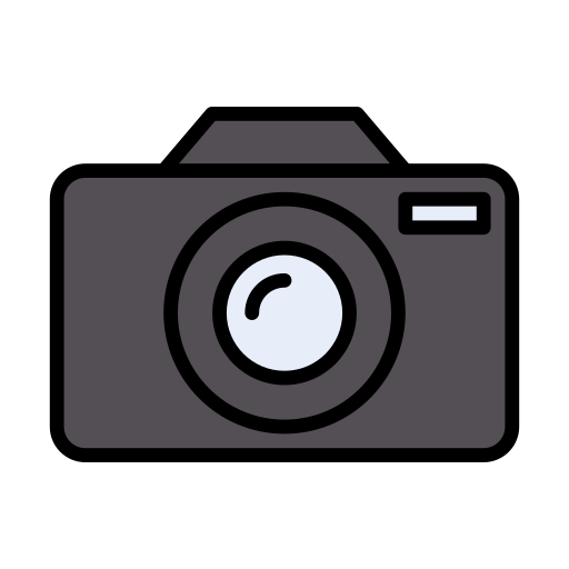 Camera Vector Stall Lineal Color icon