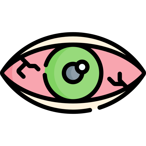 Red eye Special Lineal color icon