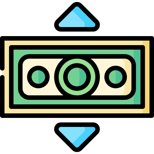 Cash flow Special Lineal color icon