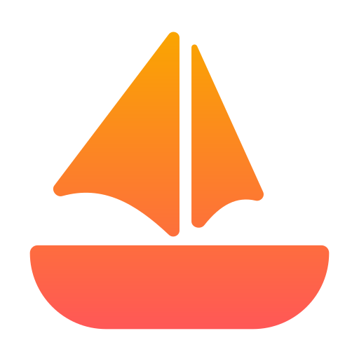 Лодка Generic Flat Gradient иконка