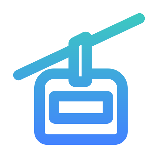 Cable car cabin Generic Gradient icon