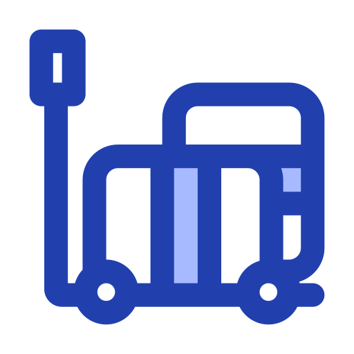 Trolley bag Generic Blue icon