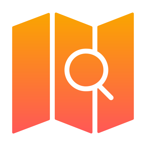 Search location Generic Flat Gradient icon