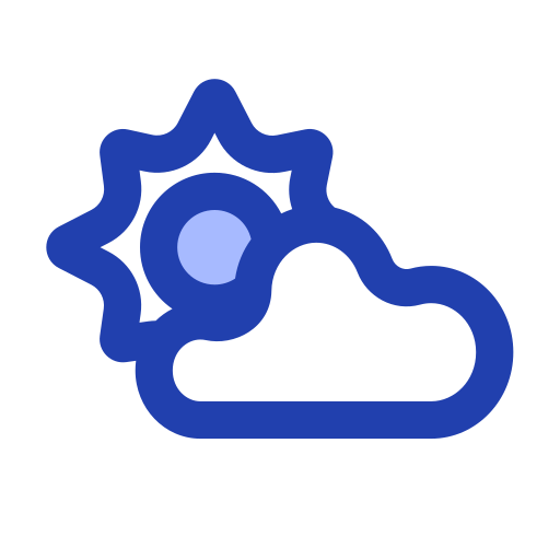 Cloudy Generic Blue icon