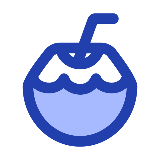 ココナッツドリンク Generic Blue icon
