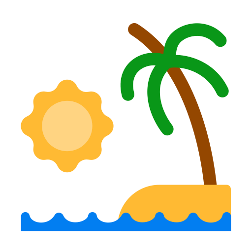 playa Generic Flat icono