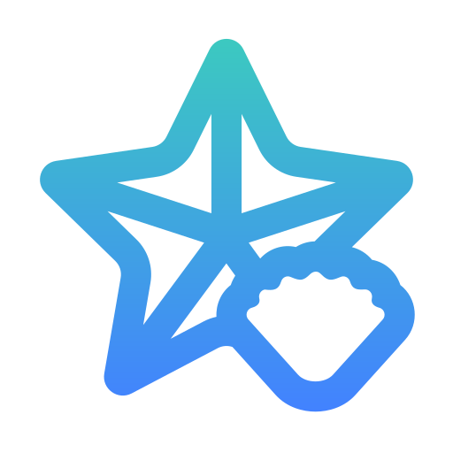 estrella de mar Generic Gradient icono