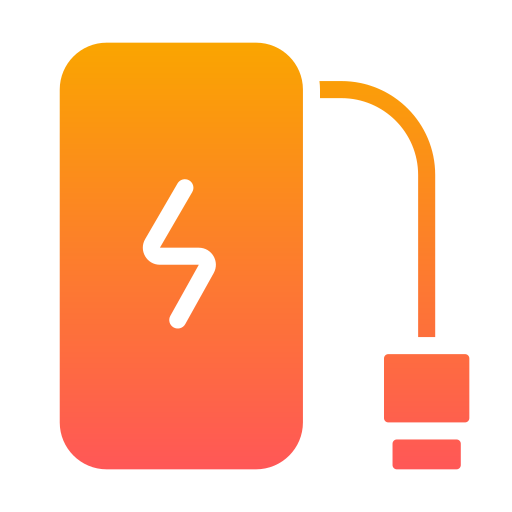 Power bank Generic Flat Gradient icon