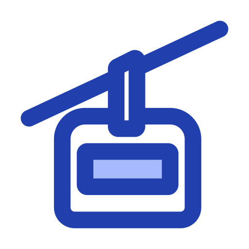 seilbahnkabine Generic Blue icon