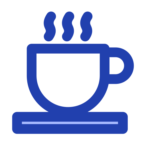 Hot coffee Generic Blue icon