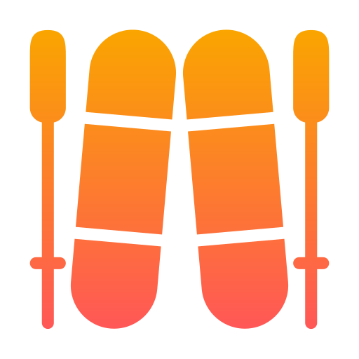 スキー Generic Flat Gradient icon