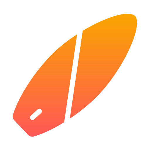 surfbrett Generic Flat Gradient icon