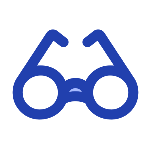 眼鏡 Generic Blue icon
