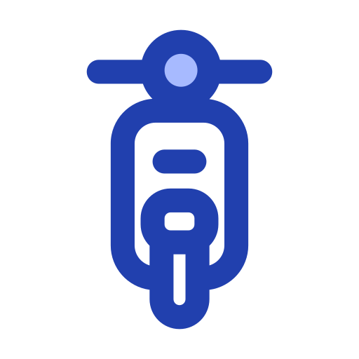 scooter Generic Blue Icône