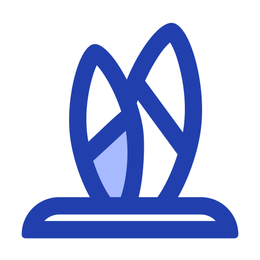 Surfboard Generic Blue icon