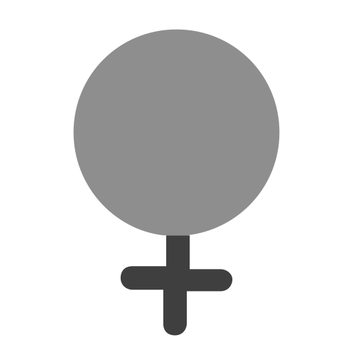 女の子 Generic Grey icon