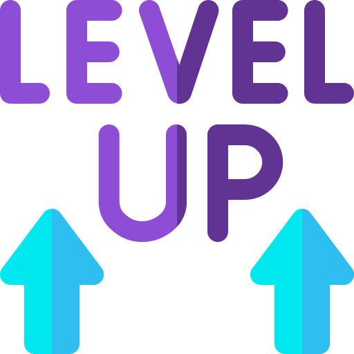 Level up Basic Rounded Flat icon