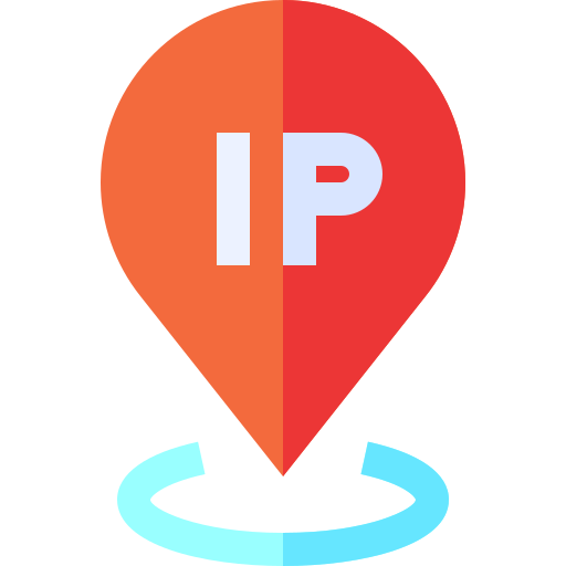 Ip address Basic Straight Flat icon