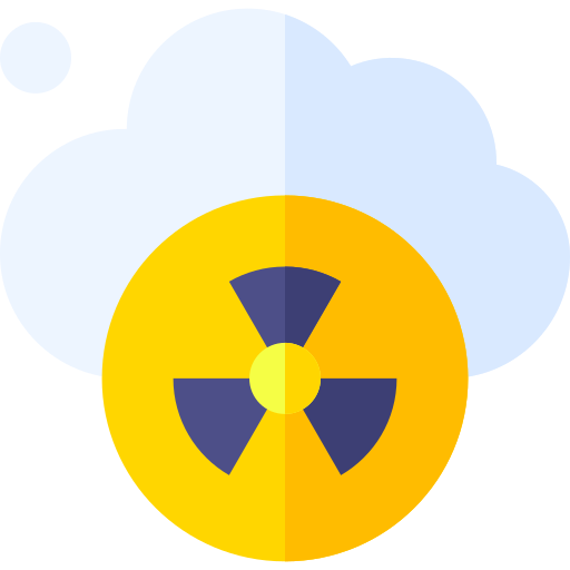 放射線 Basic Straight Flat icon
